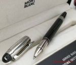 Mont Blanc Pen Replica Starwalker Rollerball Pen - Black & Silver Clip